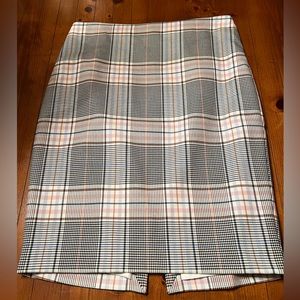 Express Striped Midi Skirt